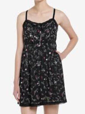 Thorn and Fable Sweet Society Flower Embroidery Cami Dress Hot Topic